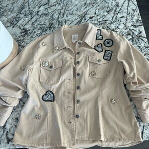 Cinq à Sept Beige Jacket